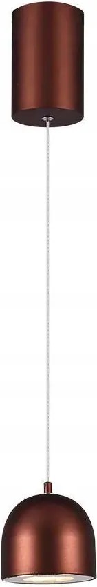 LED-es spot függőlámpa barna étkezőasztal fölé 3000K V-tac