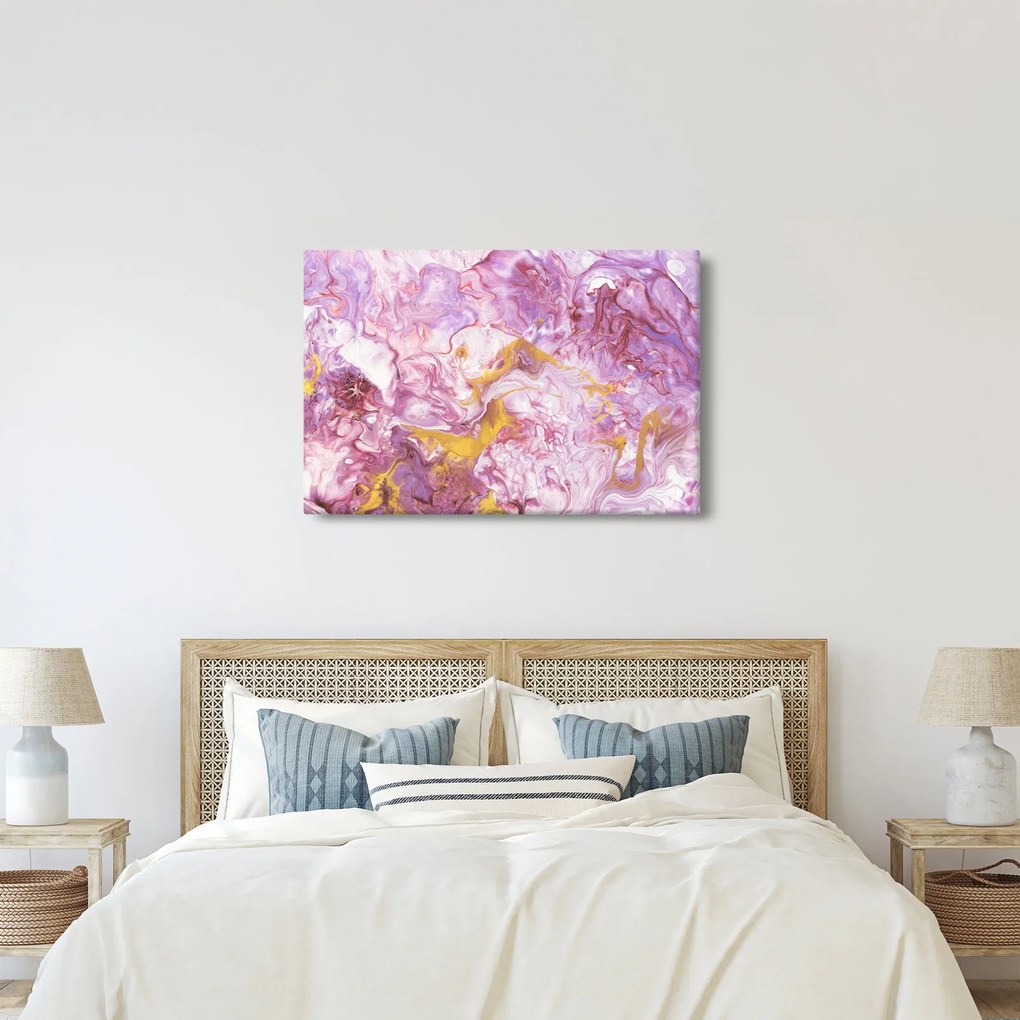 Kép - Rózsaszín absztrakció (90x60 cm)