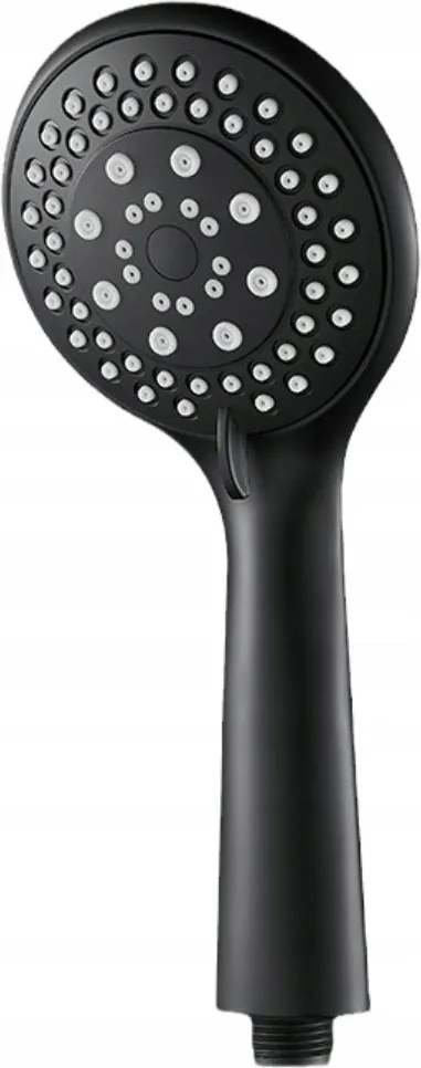 Zuhanyfej Zuhany 5 funkciós Fekete Anti-Calc Univerzális 1/2"