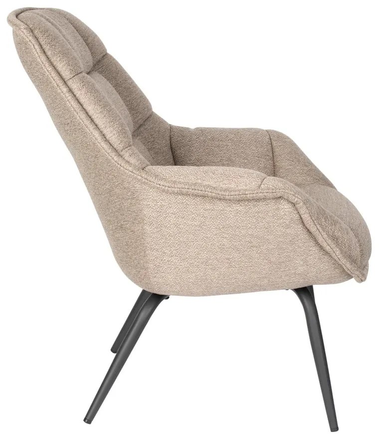 Bézs fotel Comfortable – White Label
