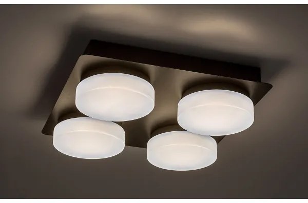 Rabalux 75004 - LED mennyezeti fürdőszobai lámpa ATTICHUS 4xLED/5,2W/230V IP44