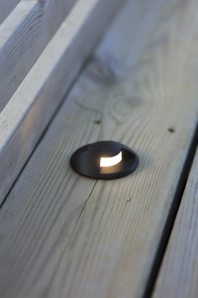 MARKSLÖJD 107289 GARDEN24 Kültéri Talajba Építhető Lámpa Fekete LED IP44