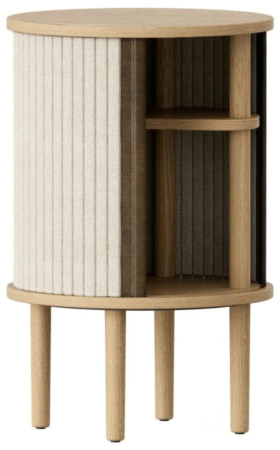 Tölgyfa kerek tárolóasztal ø 38 cm Audacious – UMAGE