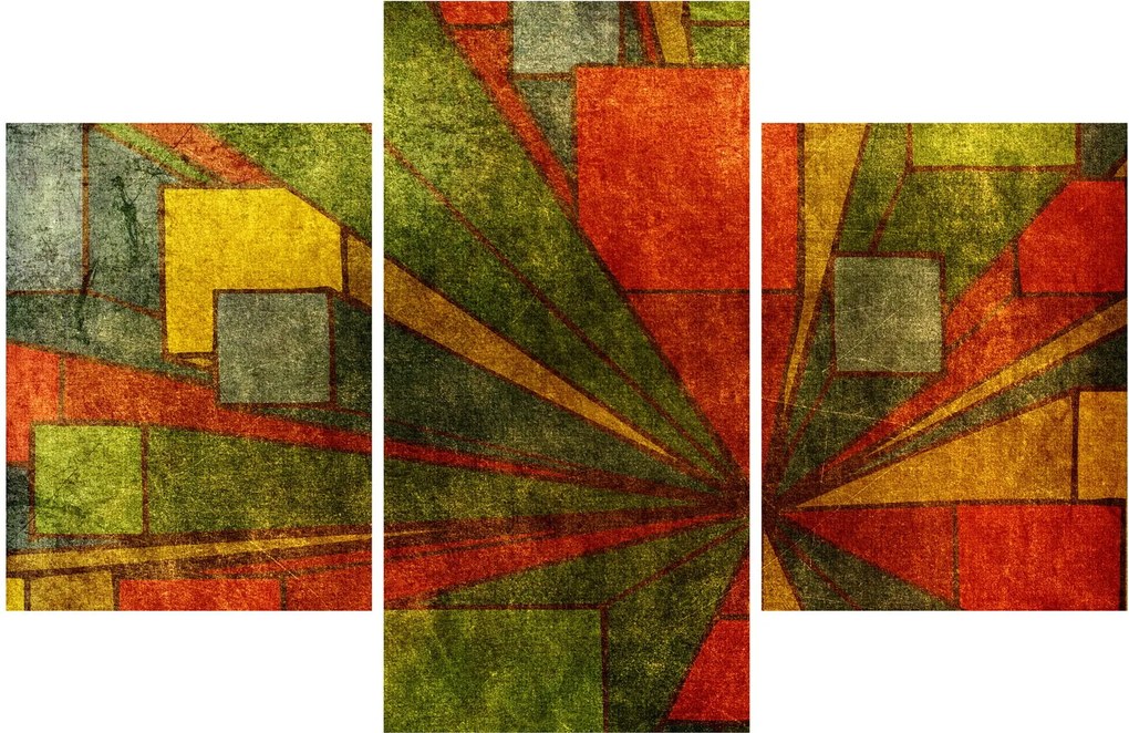 A geometriai absztrakció képe (90x60 cm)