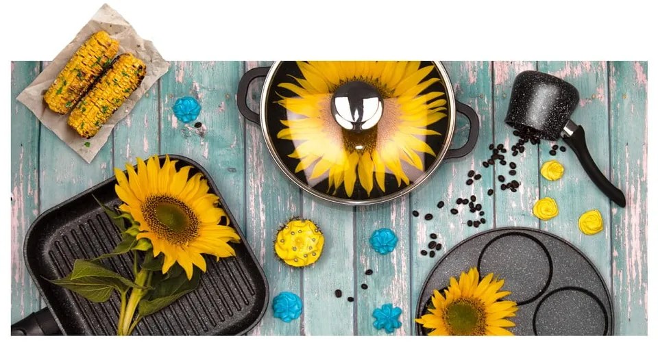 Grande tapadásmentes, alumínium edény üvegfedővel, ⌀ 24 cm - Orion