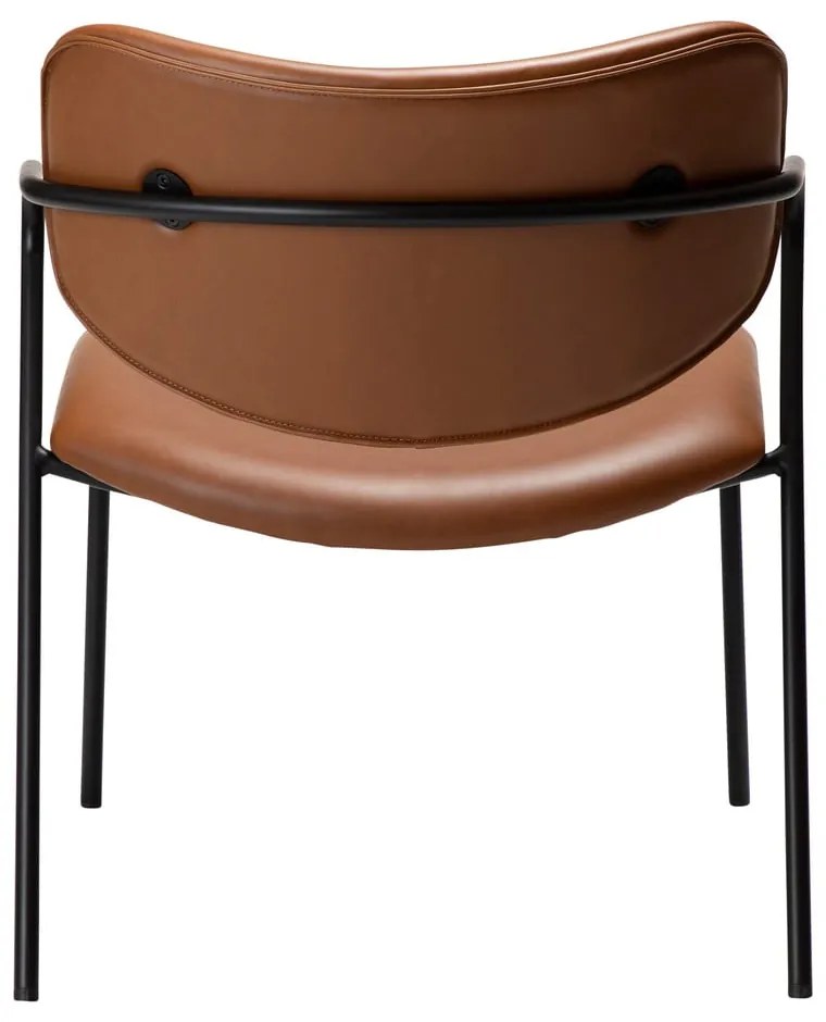 Konyakbarna bőrutánzat fotel Zed – DAN-FORM Denmark