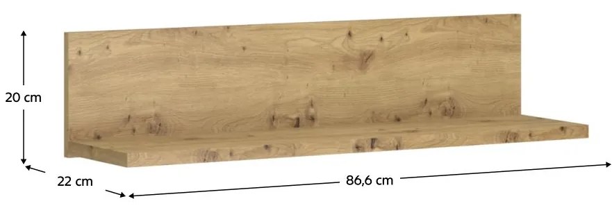 Falipolc IRON (artisan tölgy). 1091580