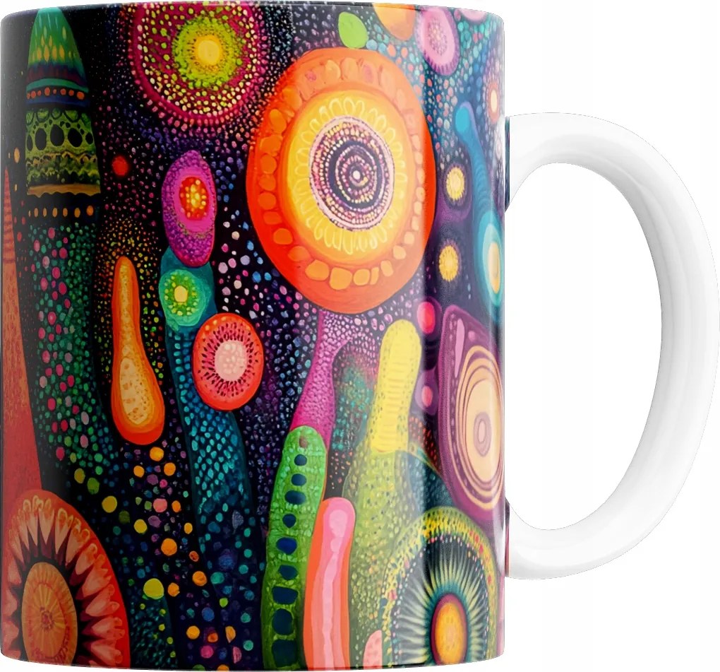 Bögre Pszichedelikus Bögre Kiváló Minőség Ajándék Szöveg
