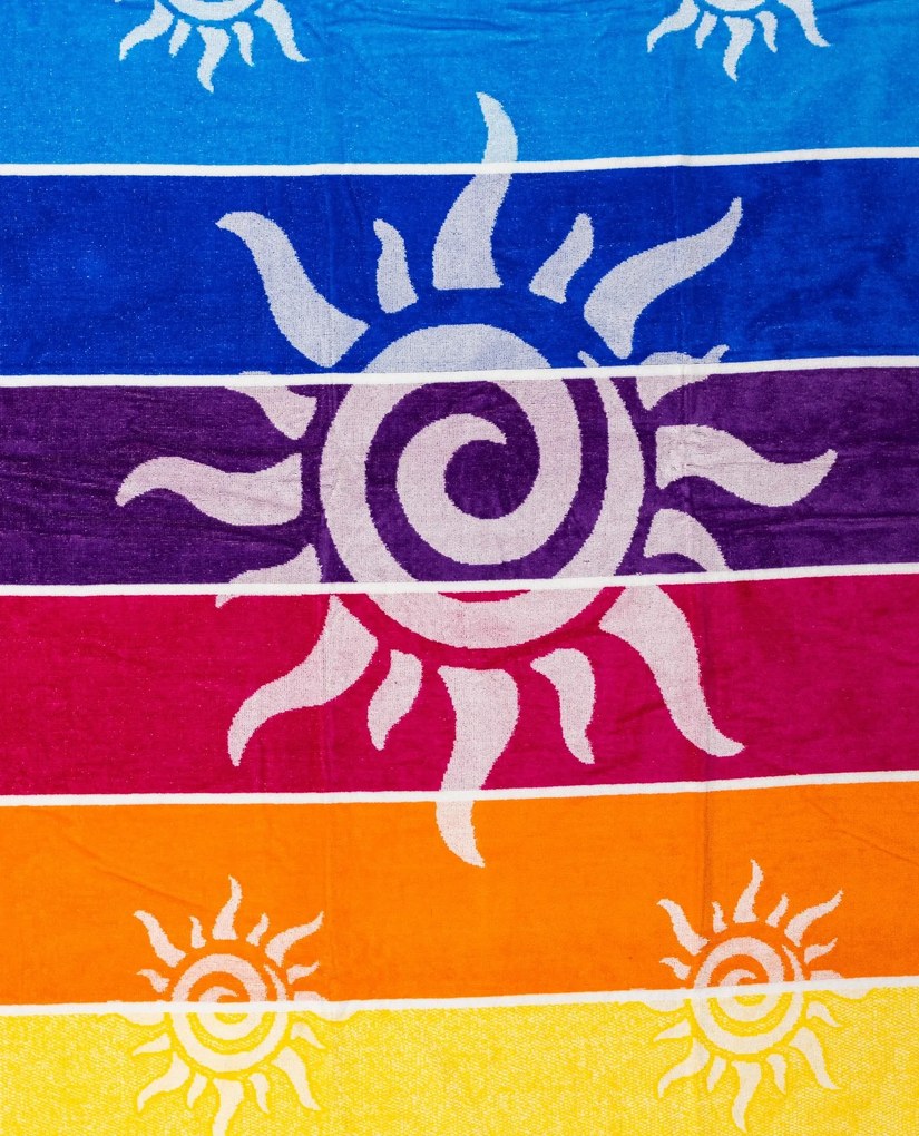 STROMBOLI Strandtörölköző szivárvány 165x90cm