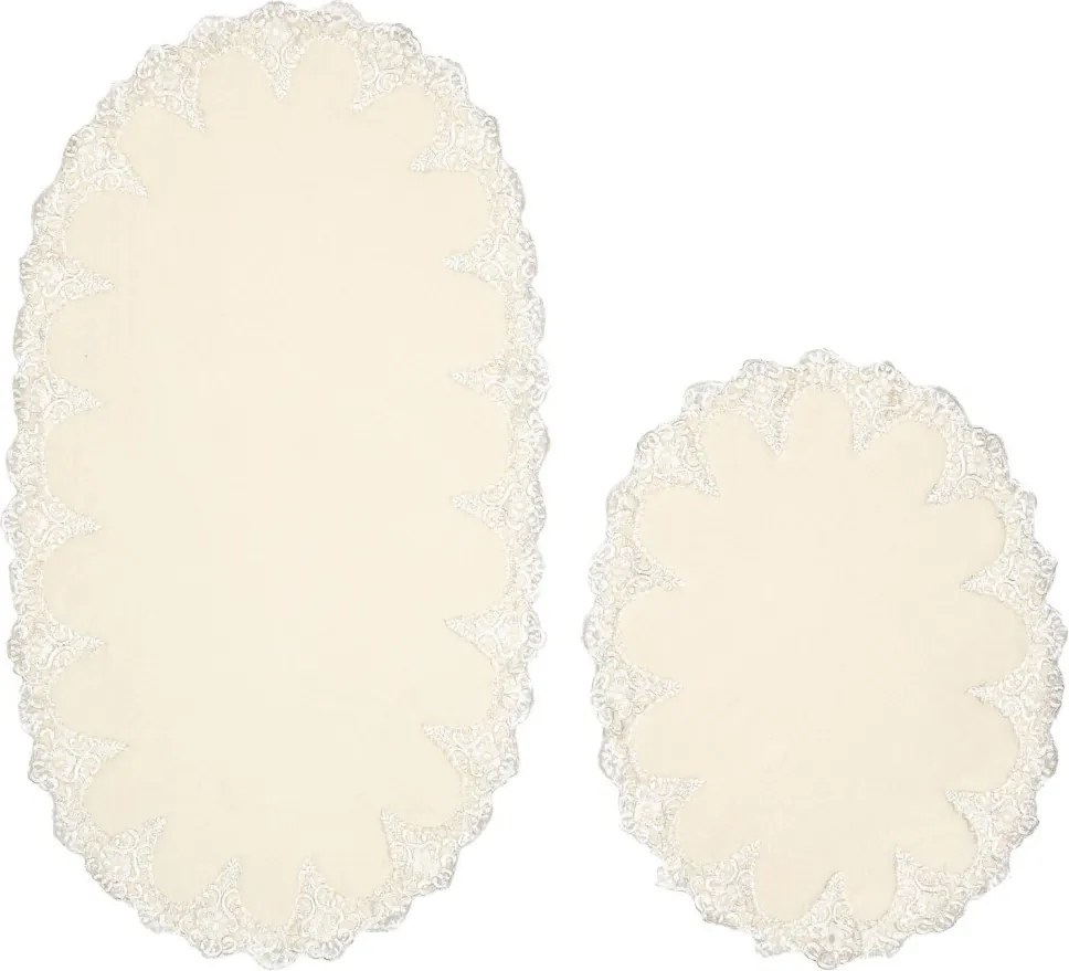 Zara fürdőszobaszőnyeg, krém, 55×65 cm – TR299ANR1490