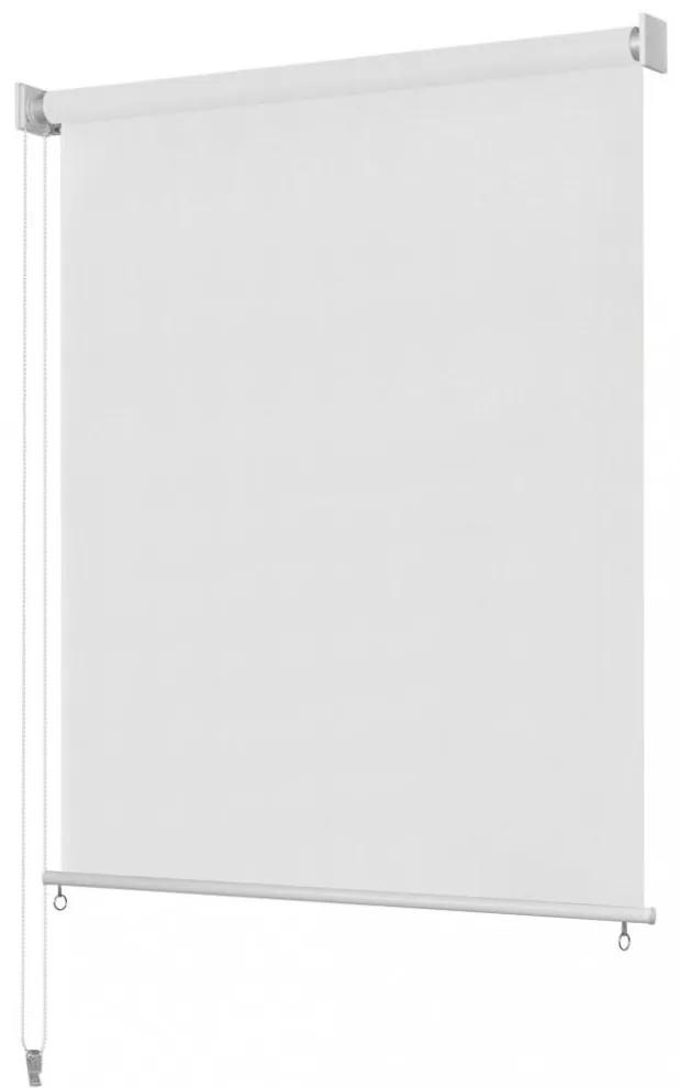 Fehér színű, kültéri sötétítő roló 200 x 140 cm