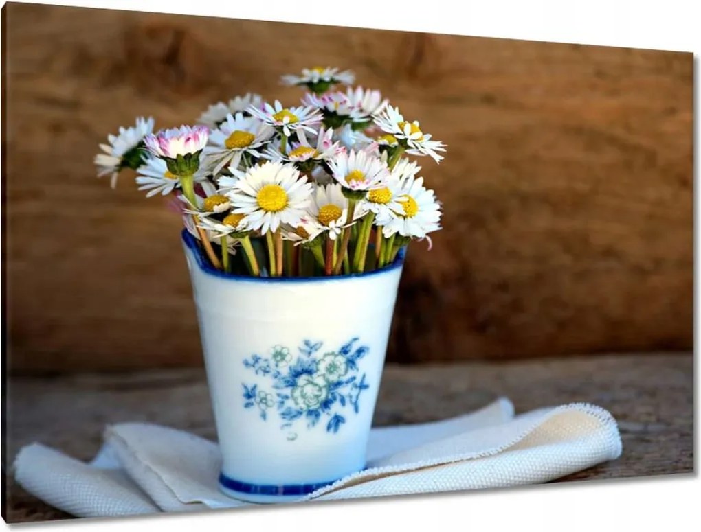 Festmények 120x80 Reggeli margaréták