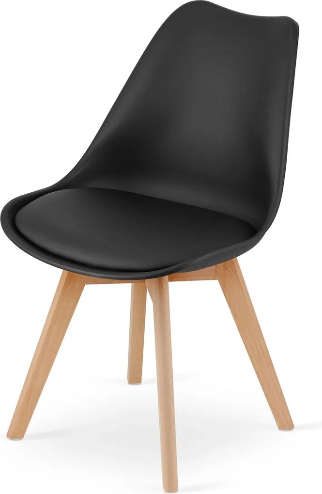 Étkező garnitúra 1 + 4, MADO ARTISAN asztal 80x80 + BALI MARK szék fekete