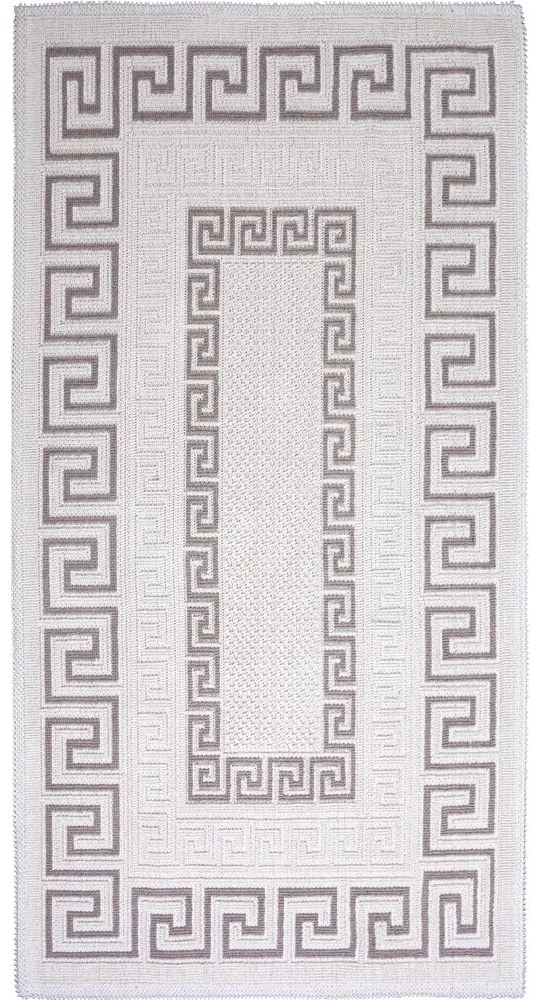 Versace szürkésbézs pamutszőnyeg, 60 x 90 cm - Vitaus