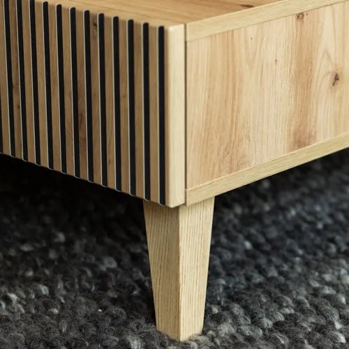 BERLIN 2 fiókos dohányzóasztal | Artisan Tölgy