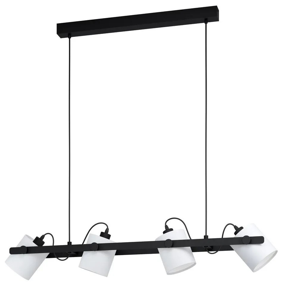 Eglo 43425 - Csillár zsinóron HORNWOOD 1 4xE27/28W/230V