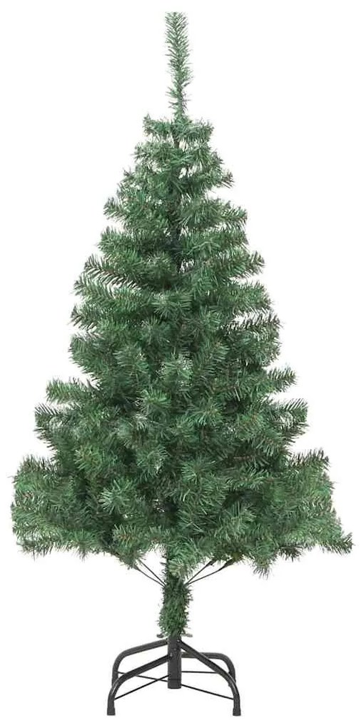 Mű karácsonyfa LED -es lámpákkal Zöld 180 x 40 cm PVC
