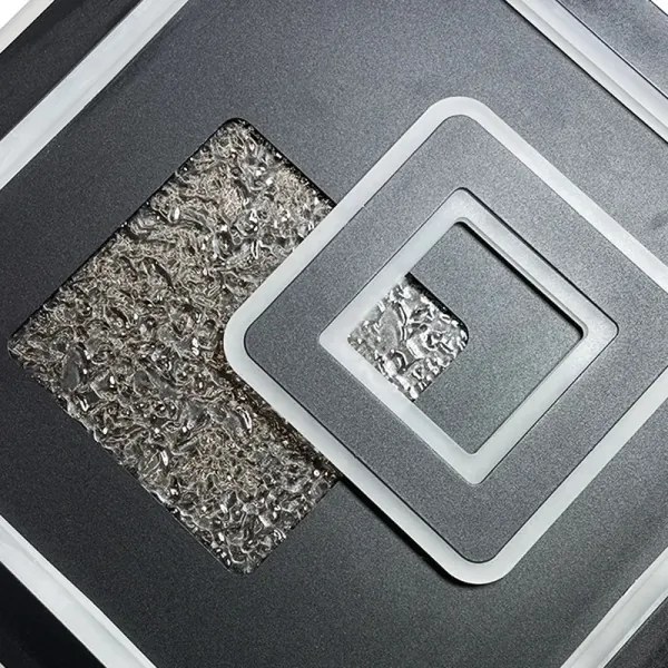 LED Dimmelhető mennyezeti lámpa LED/110W/230V fekete + távirányítás