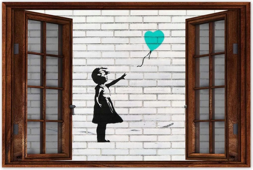Poszterek 90x60 Banksy Graffiti