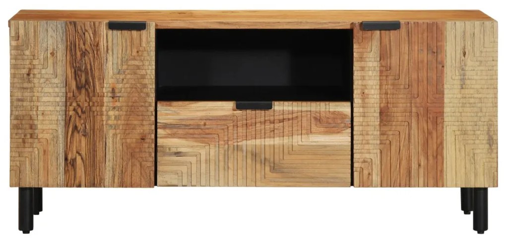 TV Szekrény 105x33,5x46 cm Tömör Akác
