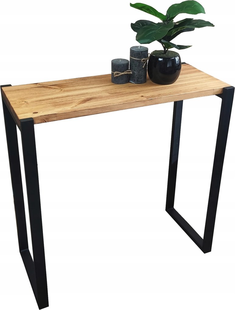 Loft konzol fa ipari fésülködőasztal 60cm