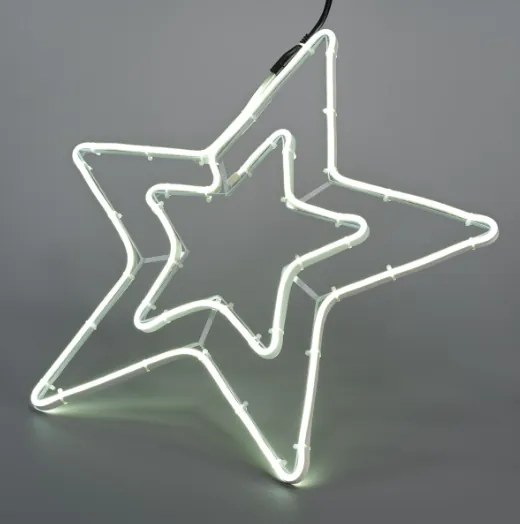 Karácsonyi csillag 360 Led hideg fehér 55 cm