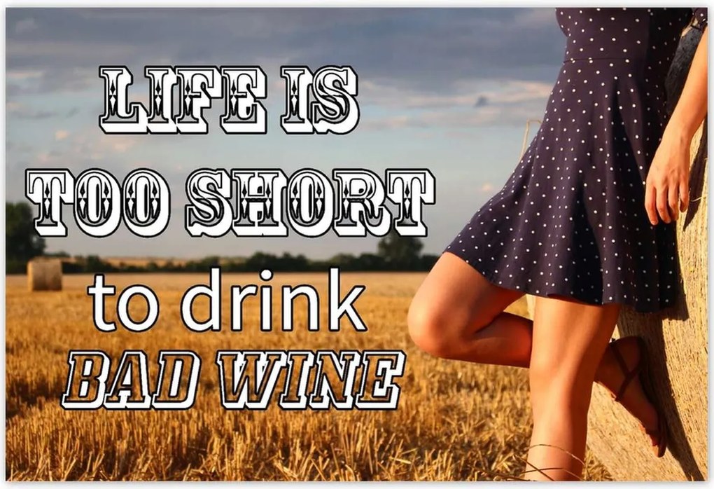 Poszterek 200x135 Life is too short