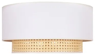 Duolla BOHO stropní svítidlo 1xE27/15W/230V, pr. 45 cm, krémová/ratan