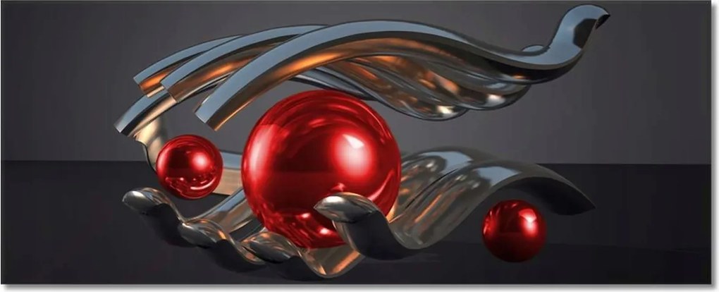 Fotótapéták 100x40 Piros gömbök a kézben