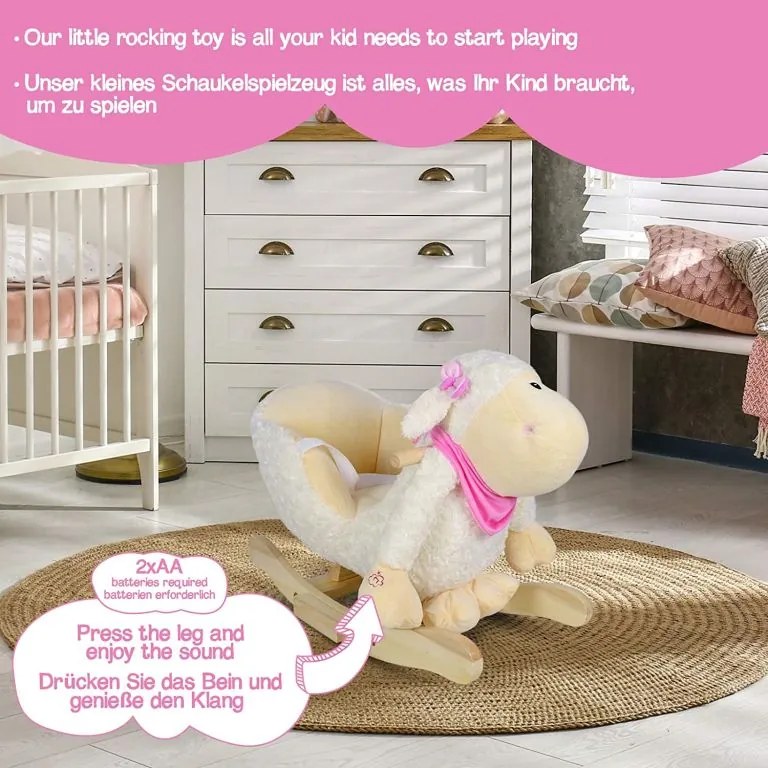 INFANTASTIC Babahinta bárány 68 x 33 x 47 cm