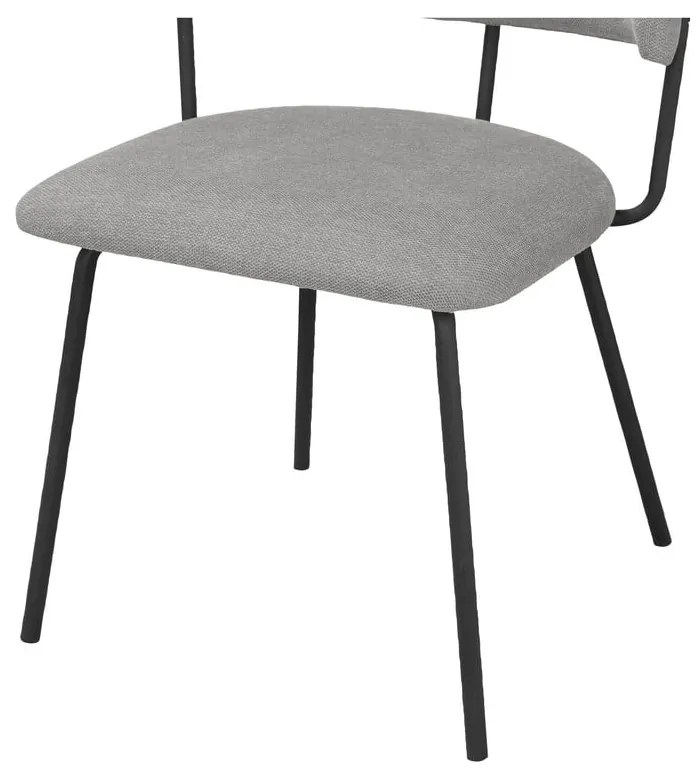 Szürke étkezőszék szett 2 db-os Claudia – Støraa