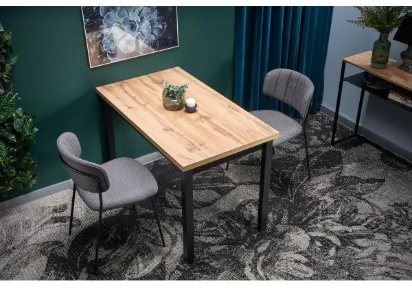 KINDOR étkezőasztal wotan tölgy/fekete