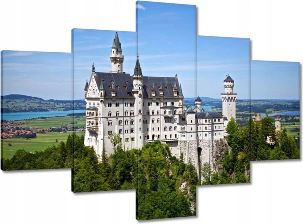 Festmények 100x70 Neuschwanstein kastély