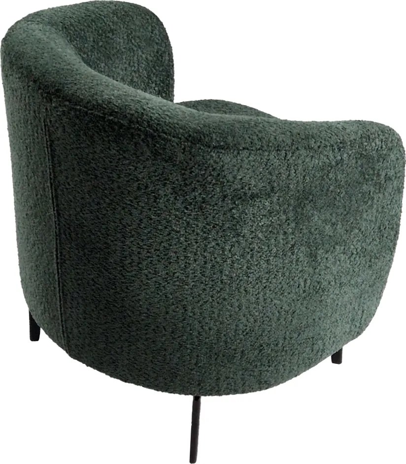 Fotel, zöld/fekete, PRESO