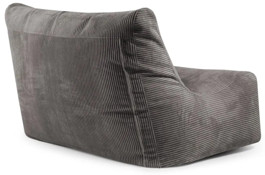 Sötétbarna kordbársony babzsákfotel Sofa Seat Lounge – SLOWDOWN