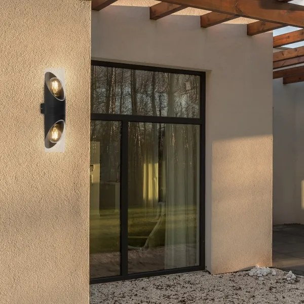 Rabalux 7237 - Kültéri fali lámpa NOVIGRAD 2xE27/28W/230V IP54