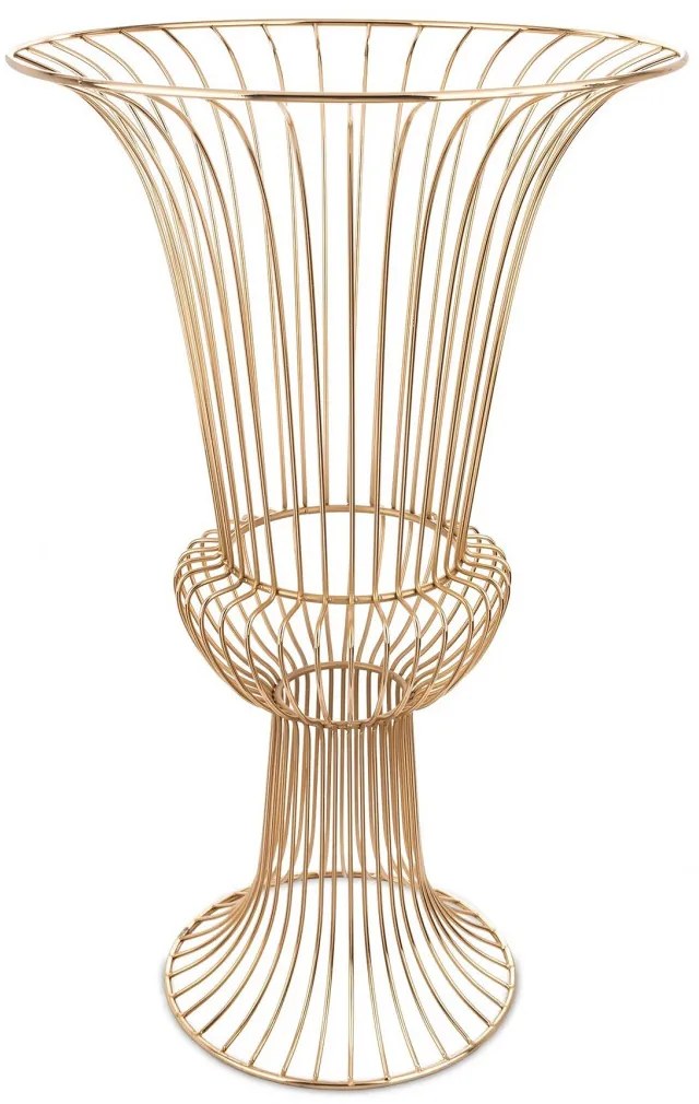 Fém Arany fém állvány 70x43x43cm