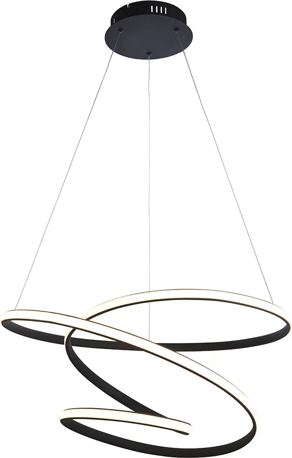 ENDON 97632 DUNE Modern Led Függesztett Lámpa Fehér, Fekete LED IP20