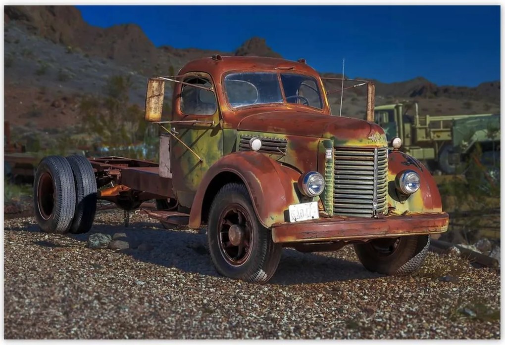 Poszterek 185x125 Amerikai teherautó