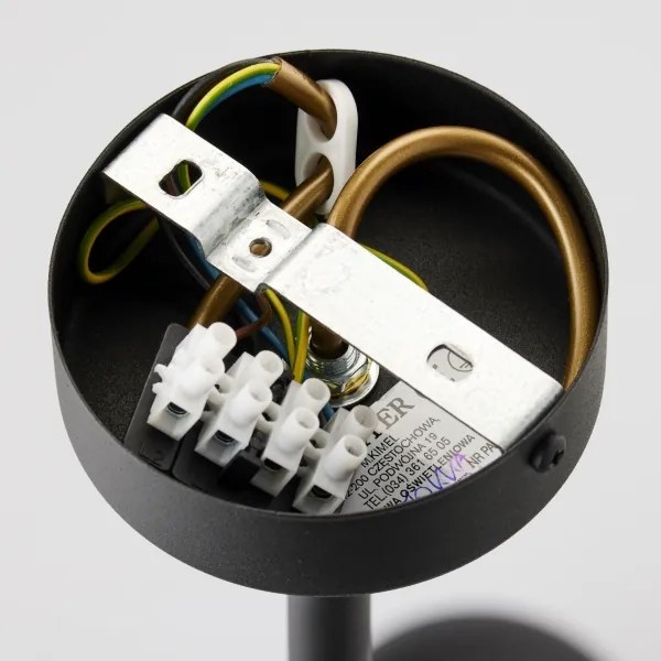 Jupiter 1998 - Csillár rúdon MOKA 4xGU10/10W/230V + 4xG9/10W/230V fekete/fehér