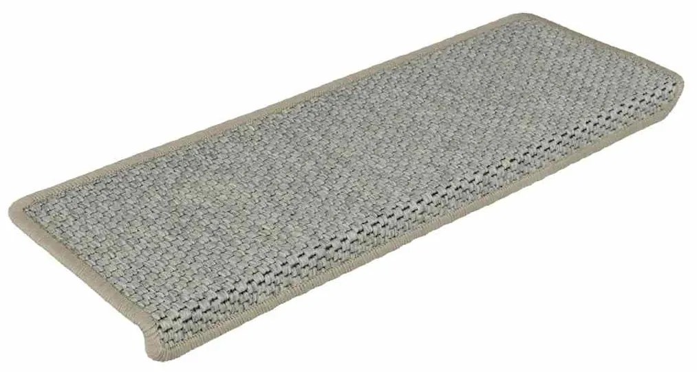 30 db zöld lépcsőszőnyegek öntapadós szizál kinézetű 65x21x4 cm
