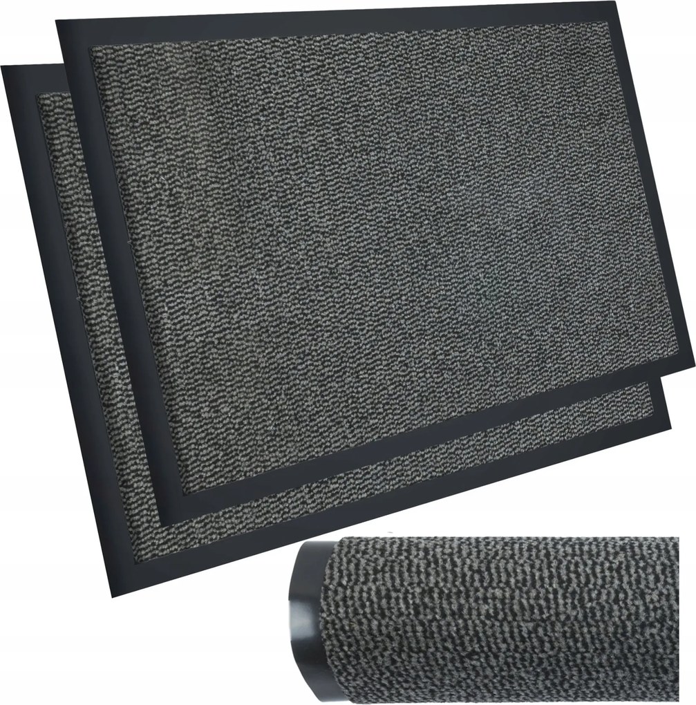Lábtörlő Bejárati Ajtó Alá 60x90CM Szett x2 Kültéri Cipőszőnyeg