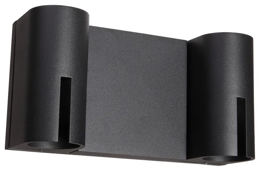 ITALUX 603-2-BK-9 ROVIGO Modern Kültéri Fali Lámpa Fekete LED IP44