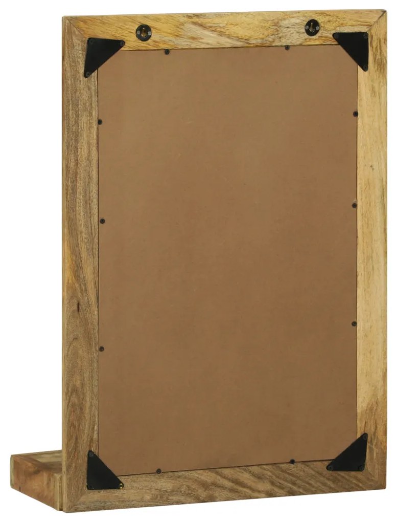Fürdőszobai tükör 50x22x70 cm Tömör durva mangófából