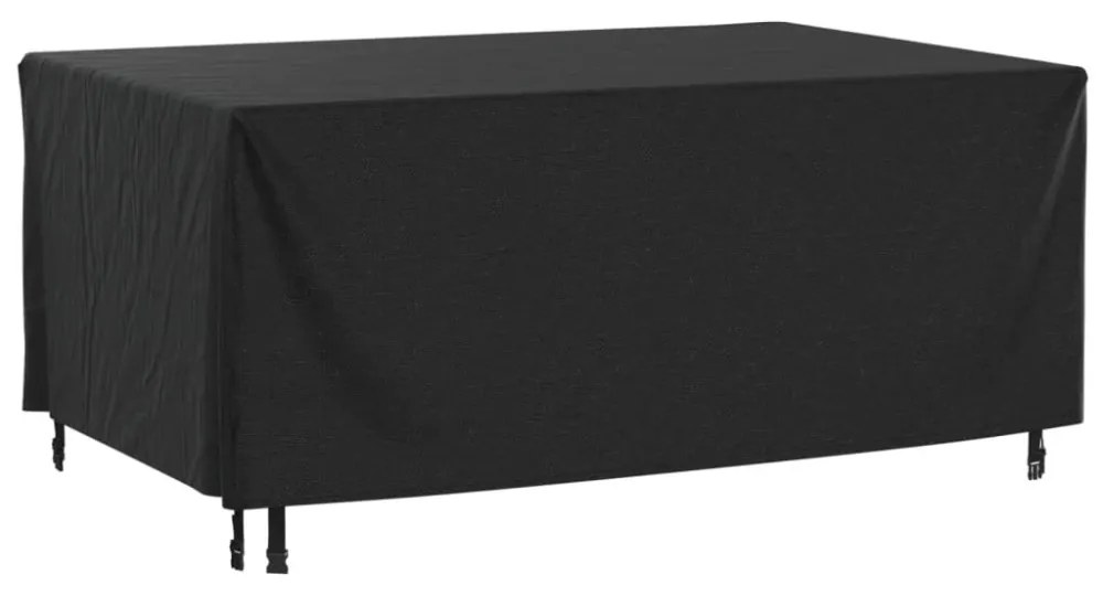 fekete 420D vízálló kerti bútorhuzat 172 x 113 x 73 cm