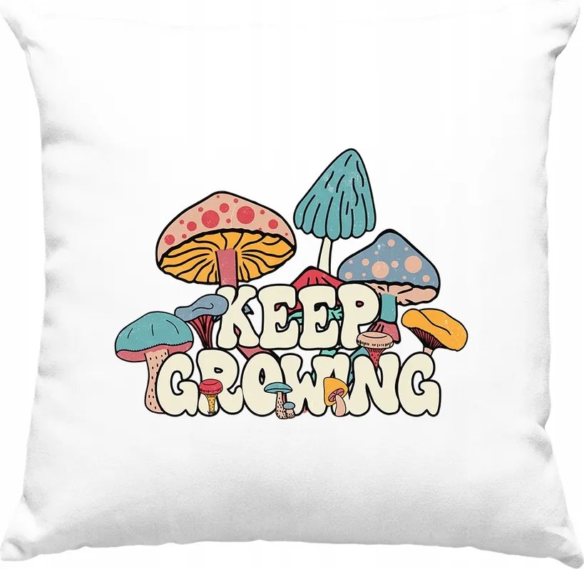 Mágikus gomba párna zöld 1 fehér