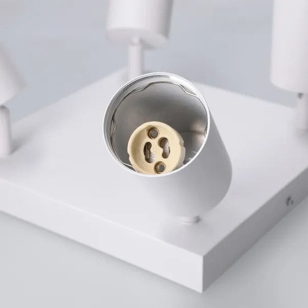 Brilagi - Spotlámpa SELE SQUARE 4xGU10/30W/230V fehér
