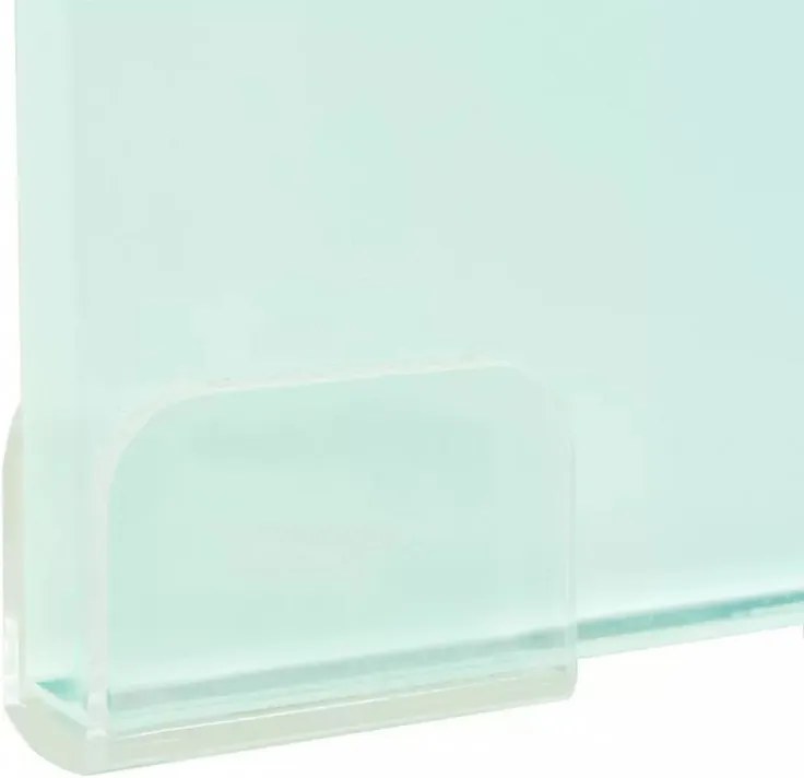 zöld üveg TV állvány/monitor magasító 70 x 30 x 13 cm