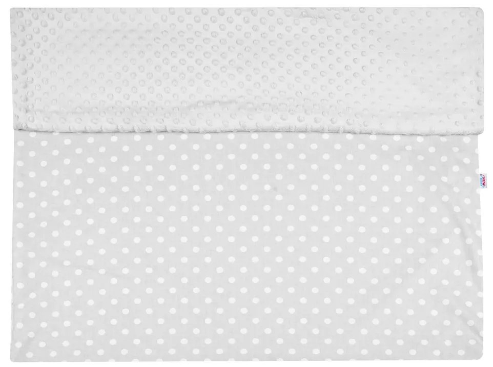 Gyermek pléd Minky New Baby szürke 80x102 cm