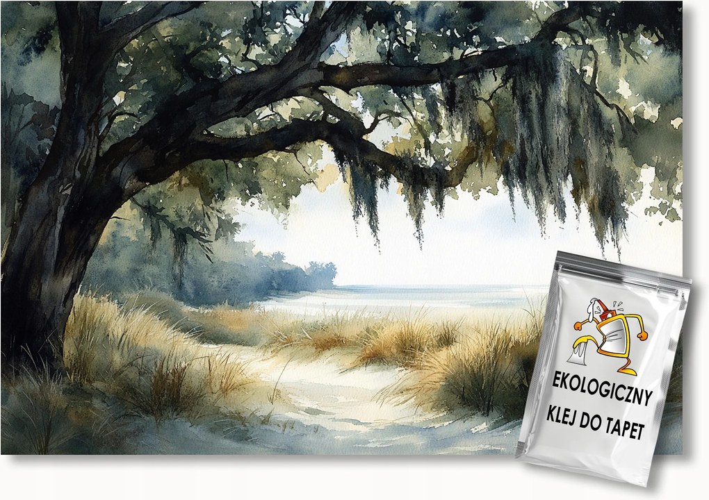 Fotótapéta Flizelina Tájkép Tenger Tengerpart Fa 200x140 ragasztó